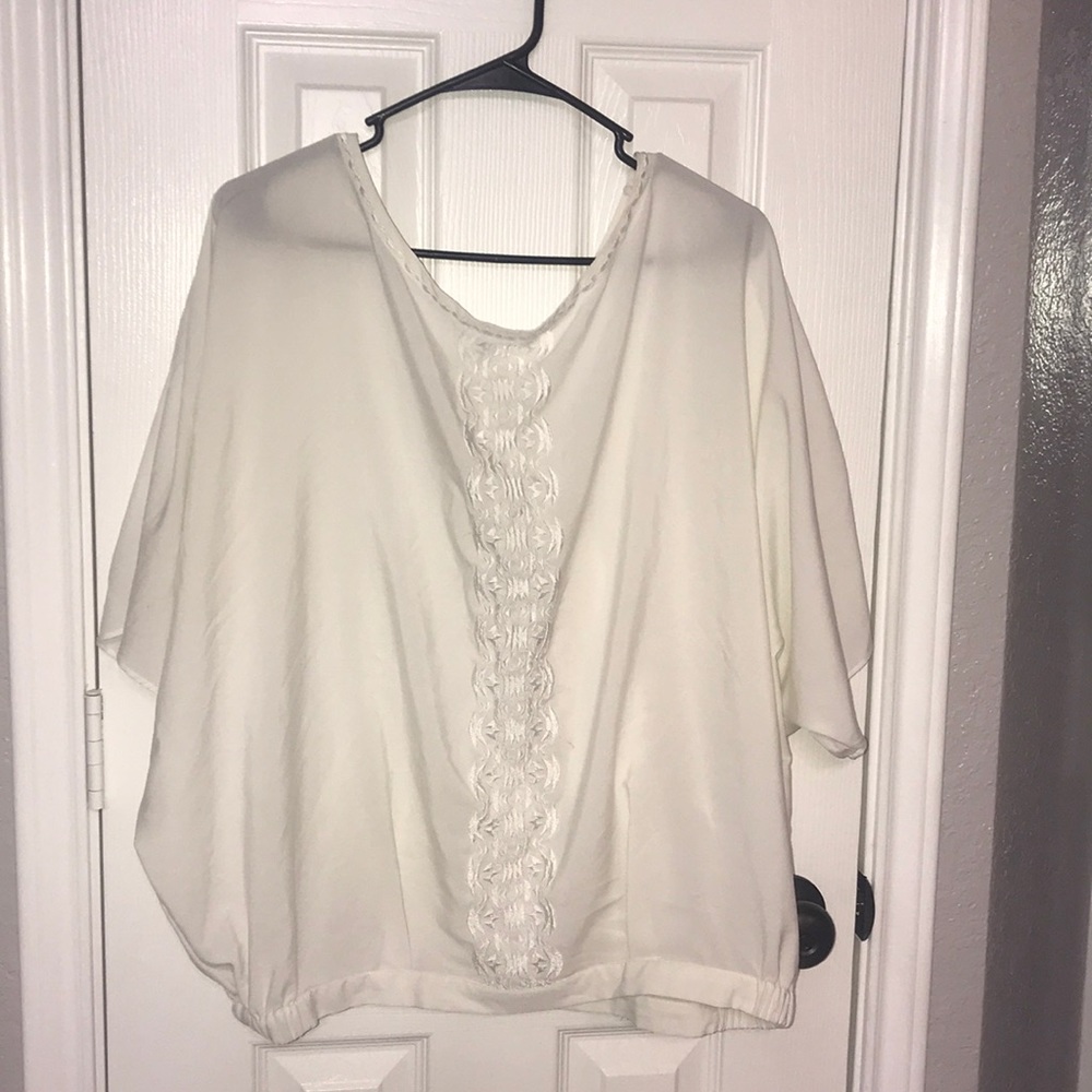 EUC Chelsea Flower Breezy Blouse Top Shirt Tunic